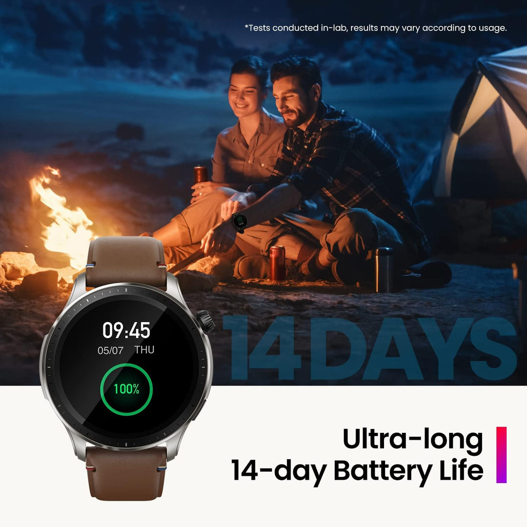 Amazfit GTR 4 Smartwatch mit 1.43” AMOLED Display, 150 Sportmodi, Telefonieren über Bluetooth und Mu