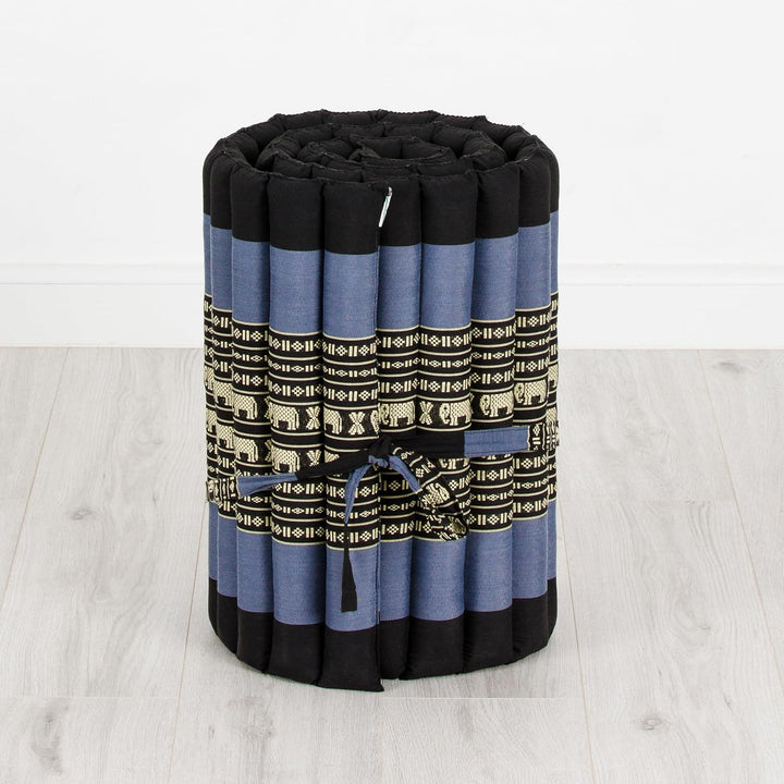 livasia Rollmatte Rollmatratze S schmal - 200x50x4,5cm - Gästebett Gästematratze 1 Person mit Muster
