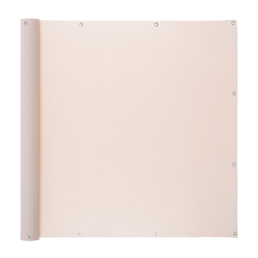 Ventanara® Balkonverkleidung Sichtschutz PVC Balkonumspannung Zaun Verkleidung Blende Windschutz Fol