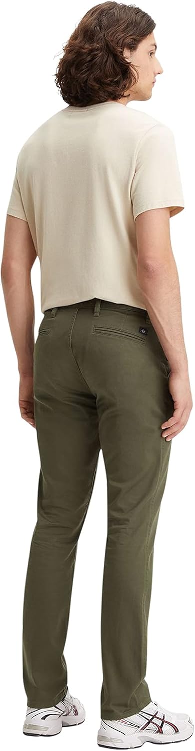 Dockers Herren Alpha Original Khaki Slim Hose 28W / 32L Dockers Olive, 28W / 32L Dockers Olive