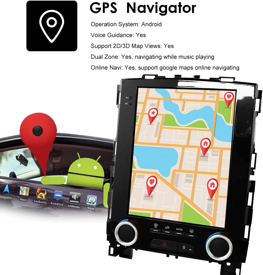 Android 14 9.7 Zoll-Autoradio Vertikaler Bildschirm für Renault Megane 4/Koleos/Samsung /SM6 /Talism