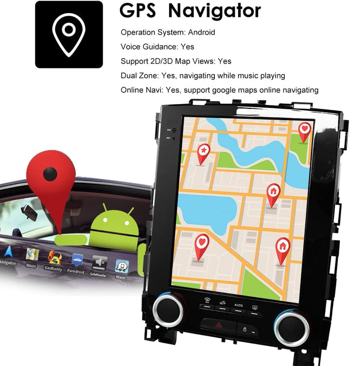 Android 14 9.7 Zoll-Autoradio Vertikaler Bildschirm für Renault Megane 4/Koleos/Samsung /SM6 /Talism