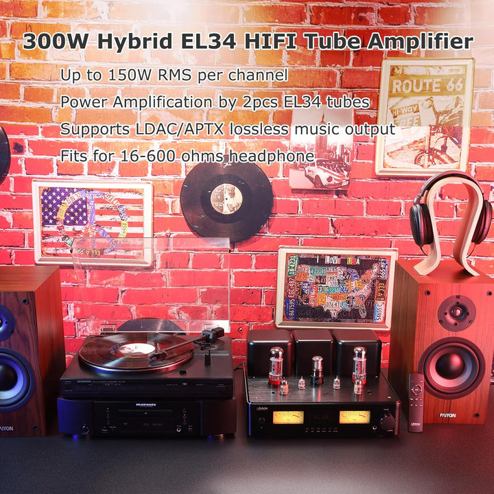 Juson Audio JTA200 300W EL34 Röhrenverstärker HiFi High-End Class AB Hybrid Stereo Röhrenverstärker