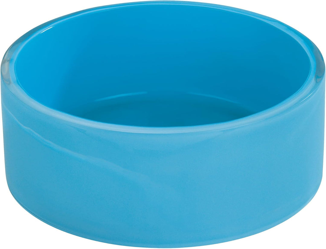 Wenko 18920100 Waschbecken Tropic Blue - mit Pop-Up Abfluss, Polyresin, Ø 43 x 16 cm, hellblau
