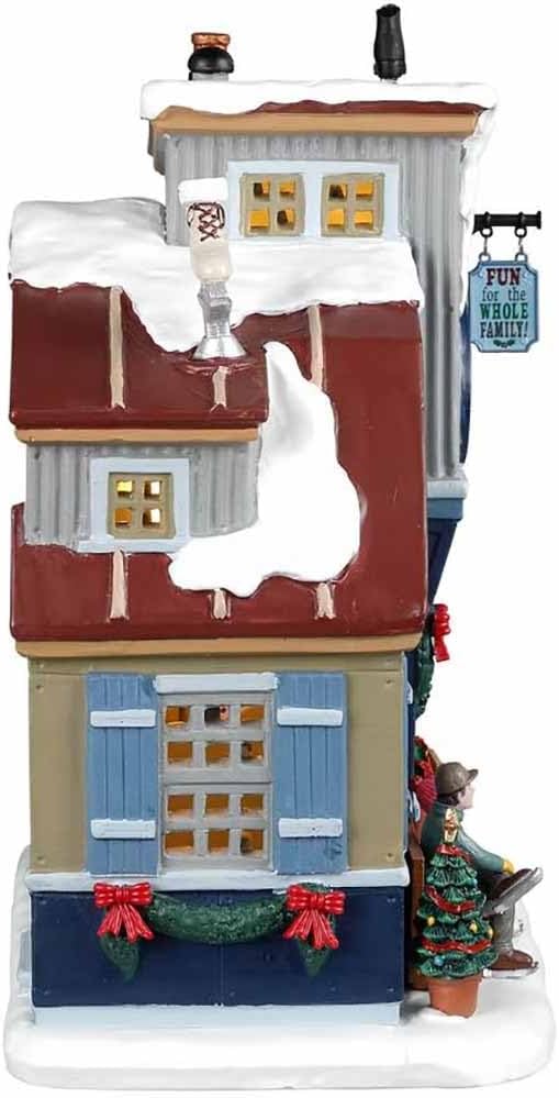Lemax 25883 Caddington Village Lighted Building: Tis The Season Skate Rentals