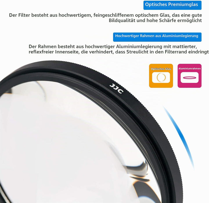 JJC 77 mm Close-up Nahlinsen Filter 4 Stück/Set 77MM, 77MM