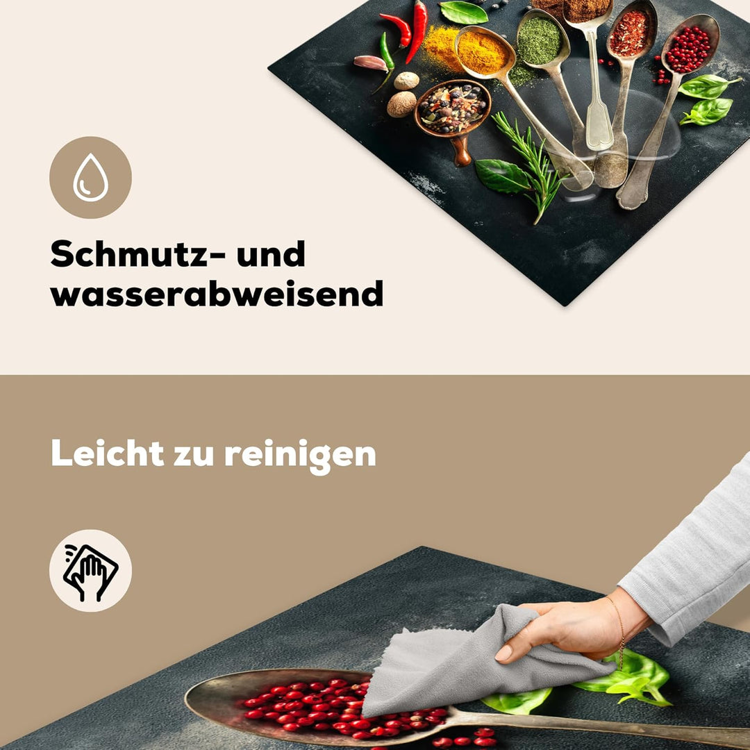 Herdabdeckplatte 57x51 cm Einteilig Abdeckplatten Cerankochfeld Abdeckung Ceranfeld Herdplattenabdec