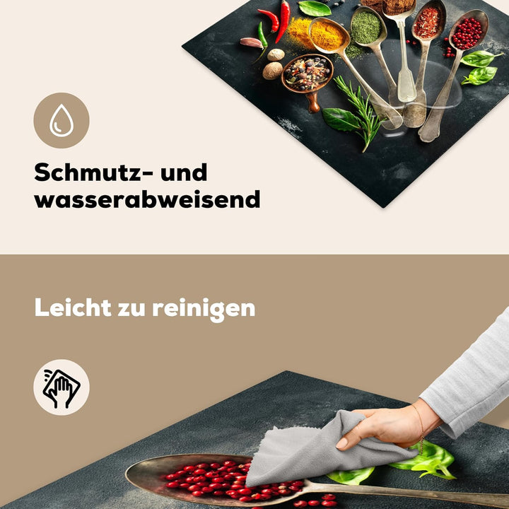 Herdabdeckplatte 59x52 cm Einteilig Abdeckplatten Cerankochfeld Abdeckung Ceranfeld Herdplattenabdec