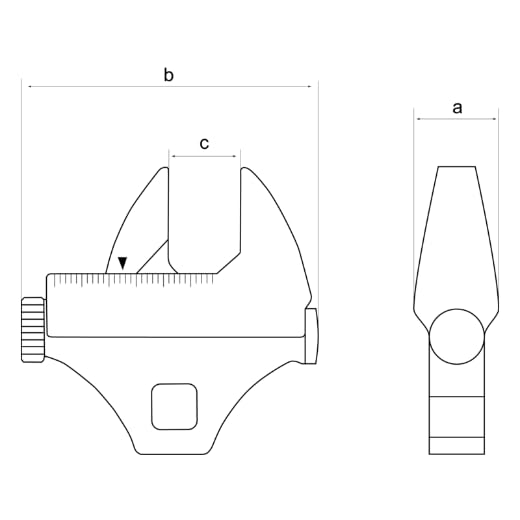 Llave Crowfoot Ajust 3/8