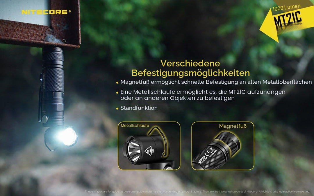 Nitecore Mt21c Taschenlampe, Schwarz, Nicht zutreffend Single, Single