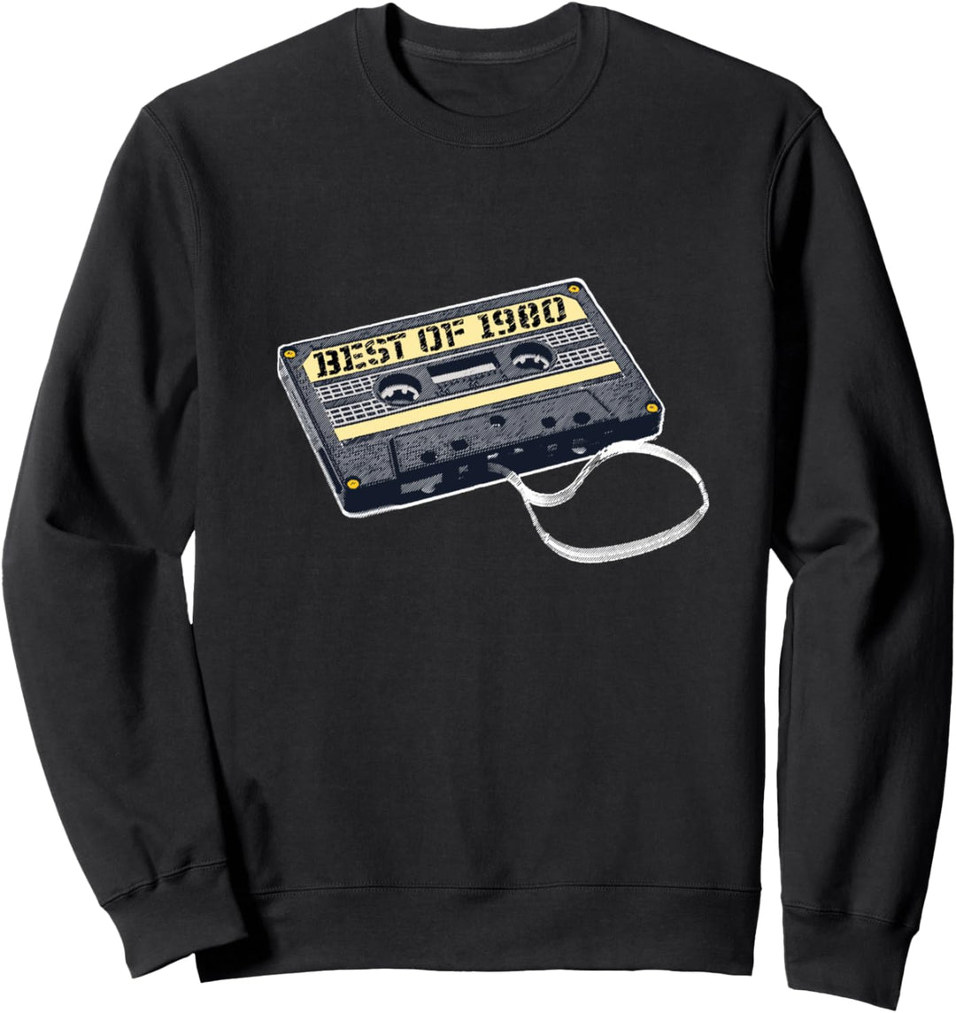 Best 1980,Vintage,Kassette 41.Geburtstag,41 Jahre, Musik Sweatshirt