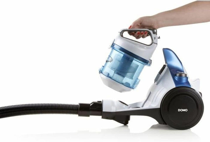DOMO DO7286S Staubsauger ohne Beutel - Zyklonsystem - HEPA-Filtersystem - Effiziente Eco-Bürste, Ril