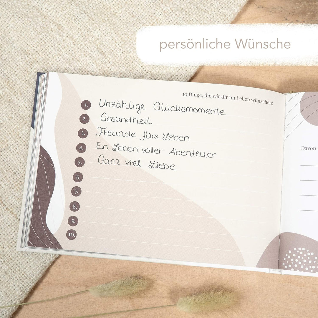 mintkind® "Mein liebes Enkelkind" Fotoalbum zum selbstgestalten Baby I Schwangerschaft verkünden Ges