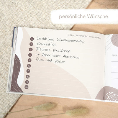 mintkind® "Mein liebes Enkelkind" Fotoalbum zum selbstgestalten Baby I Schwangerschaft verkünden Ges