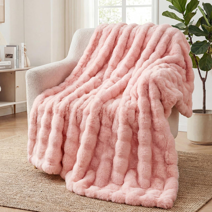 Kuscheldecke Kaninchen Plüsch Decke Super Soft Wohndecke Dick 1000 G/M² Flanell Decke Couchdecke War