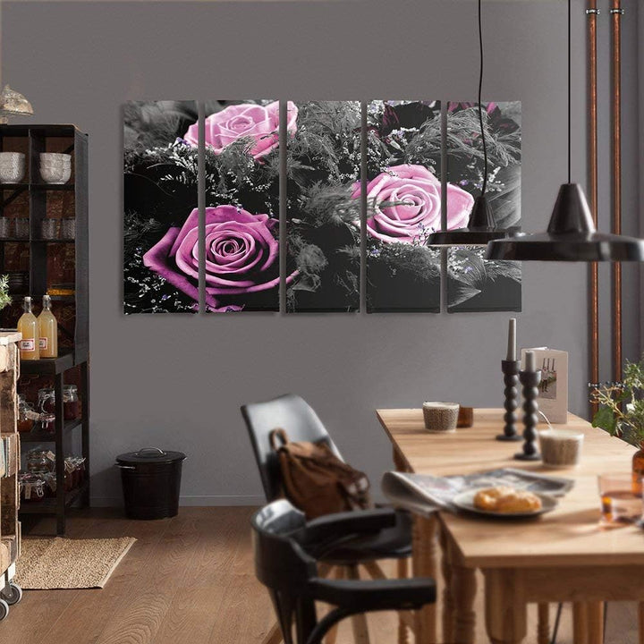 Feeby. Leinwandbild - 5 Teile - Bilder, Wand Bild, Wandbilder, Kunstdruck XXL, 5-Teilig, Typ C, 200x