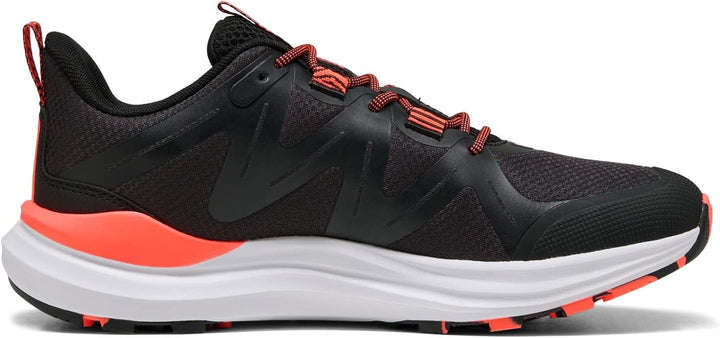 Puma Unisex Reflect Lite TrailRoad Running Shoe 44.5 EU Puma Black Glowing Red, 44.5 EU Puma Black G