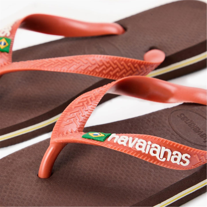 Havaianas - Brasil Logo, ikonische, bequeme und langlebige Badelatschen mit Brasilien- Flagge und ru