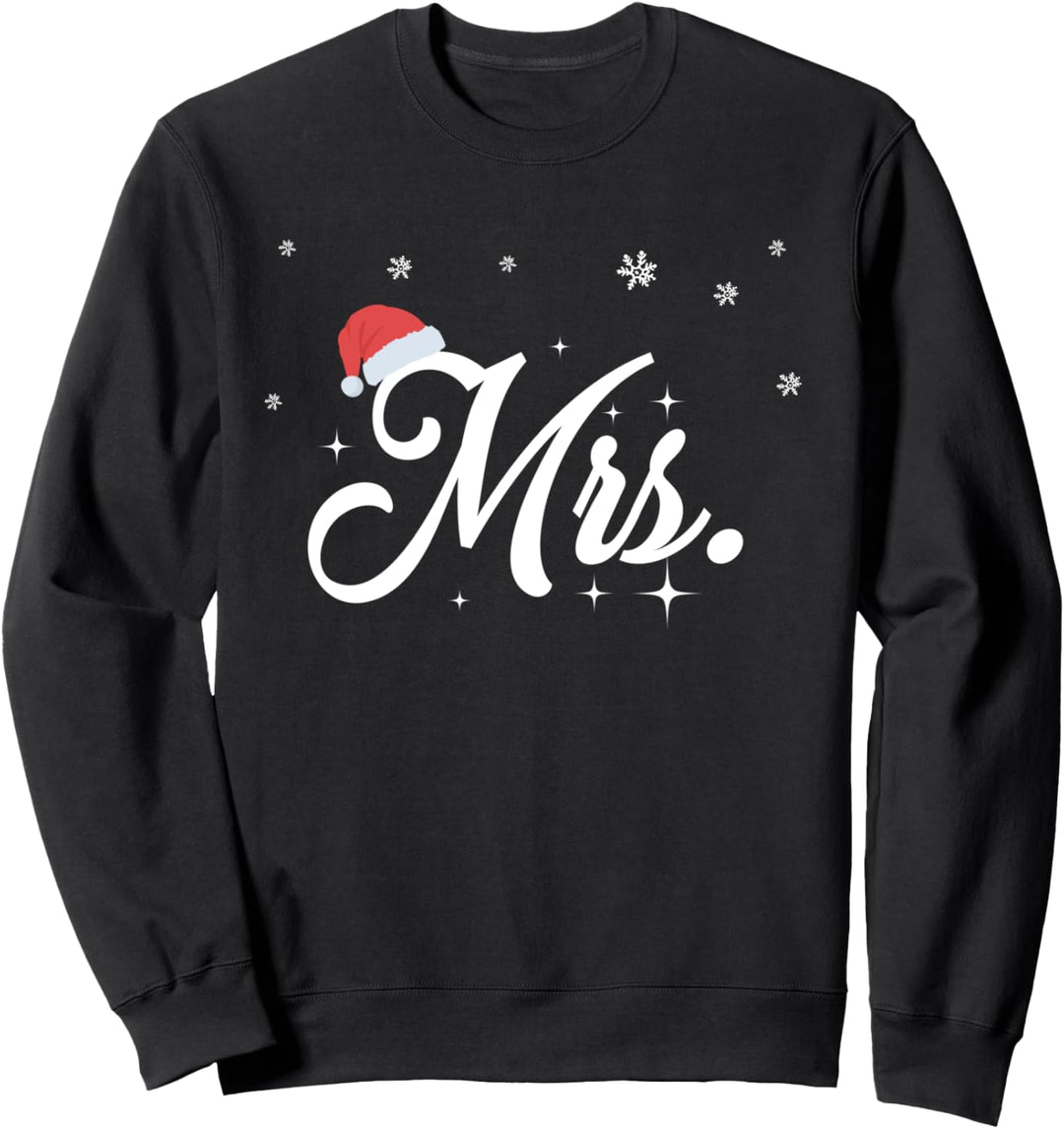 Matching His and Hers Holiday Gifts- Mr. and Mrs. Christmas Sweatshirt