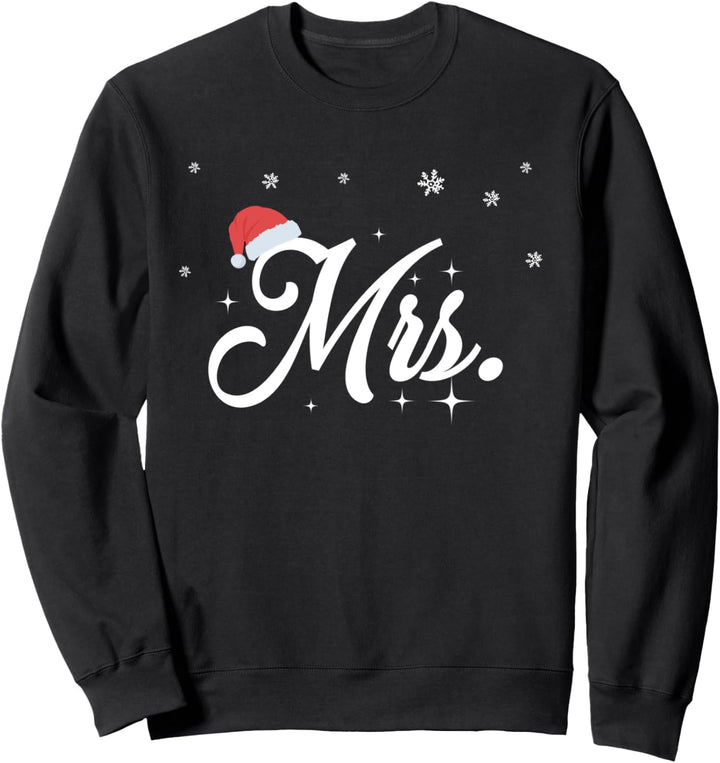 Matching His and Hers Holiday Gifts- Mr. and Mrs. Christmas Sweatshirt