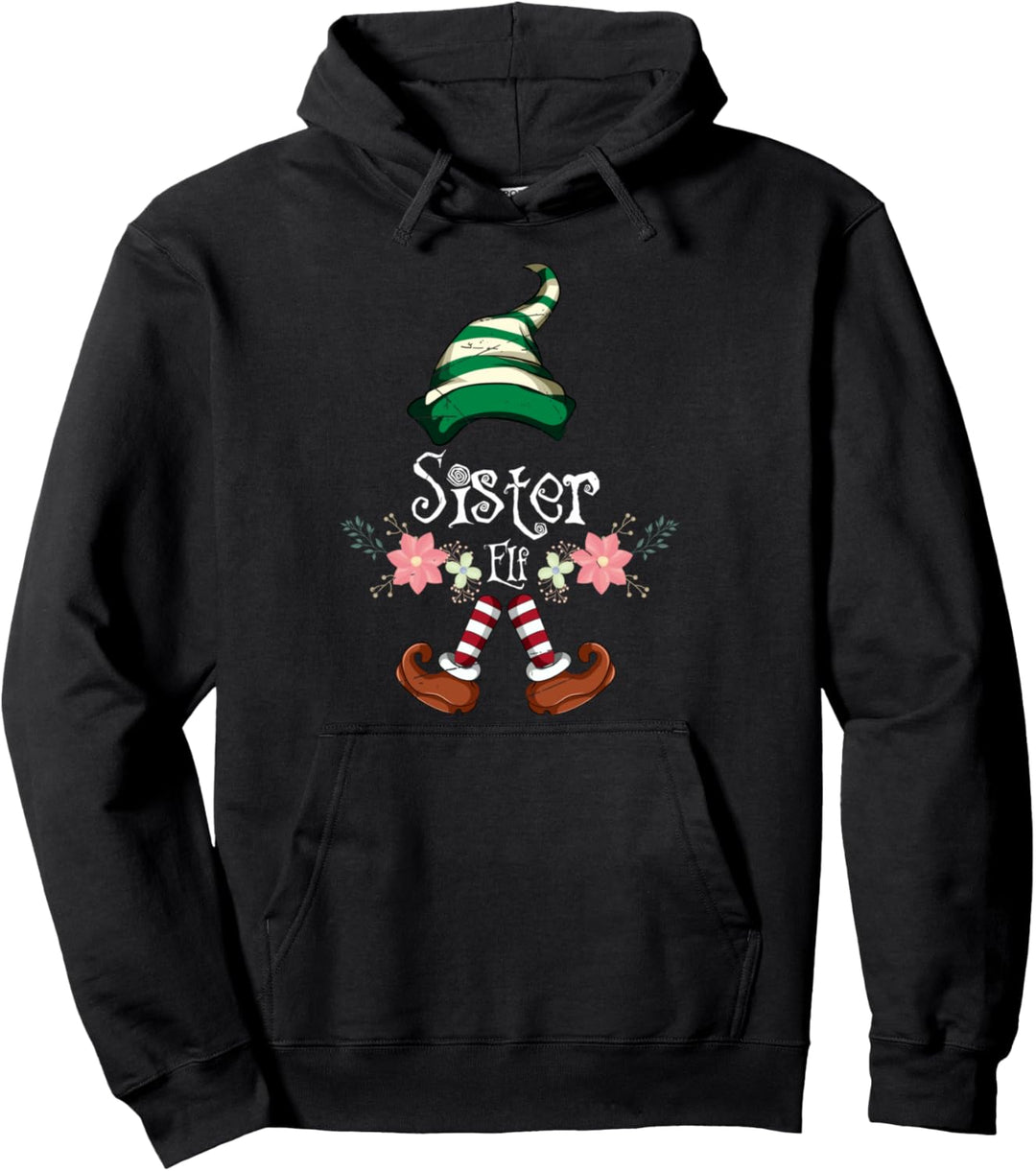 Partnerlook Pajama Mädchen Geschenk Schwester Elfe Pullover Hoodie