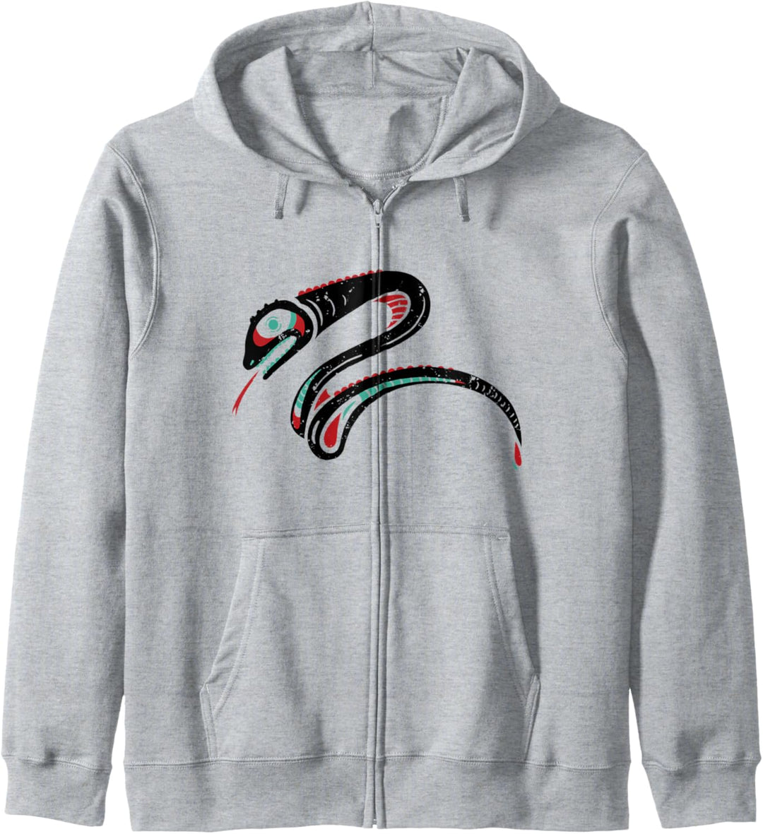 Native American Snake Astrologisches Zeichen Indianer Tierkr Kapuzenjacke