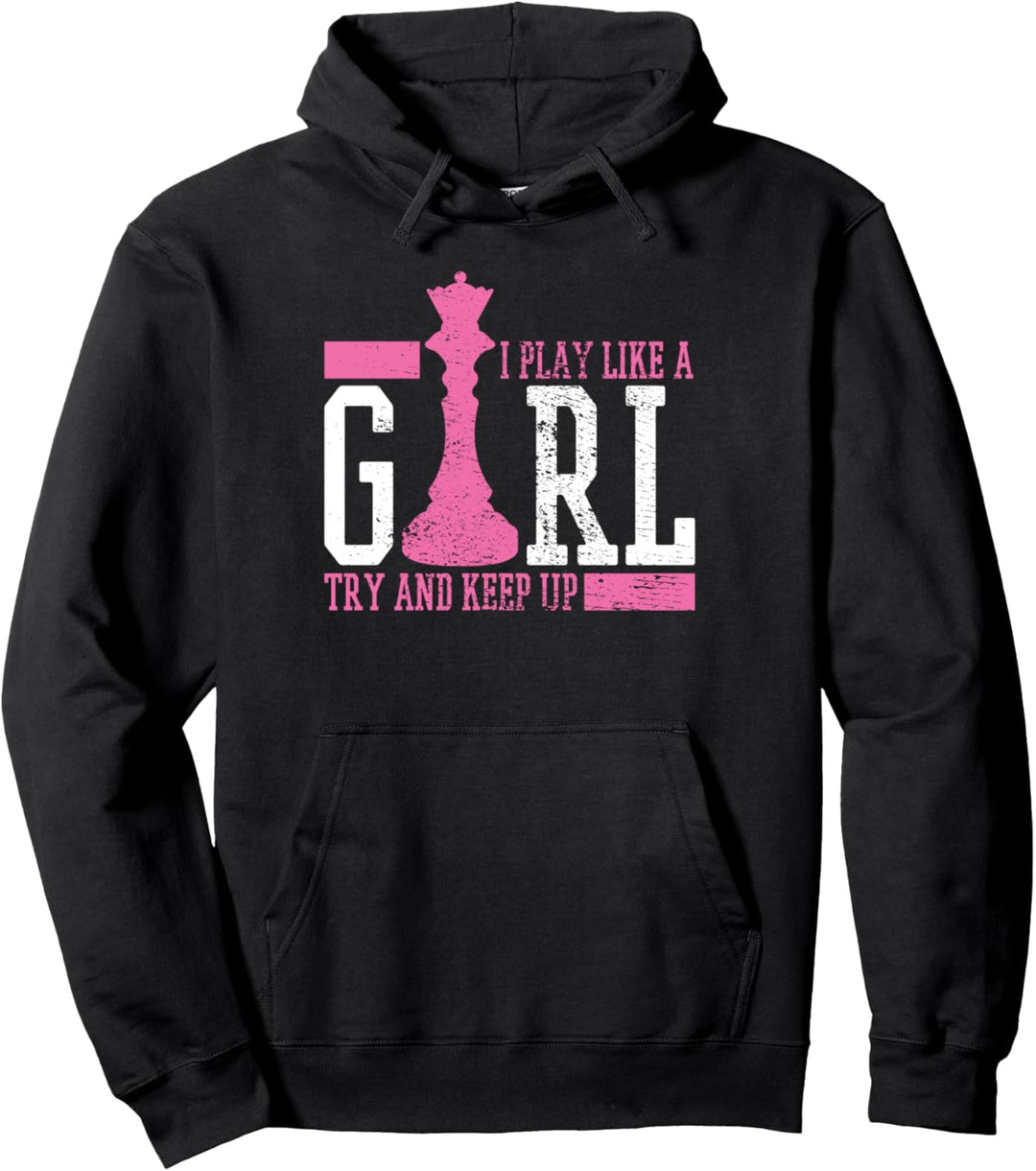 Schach Schachclub Schachspieler Pullover Hoodie