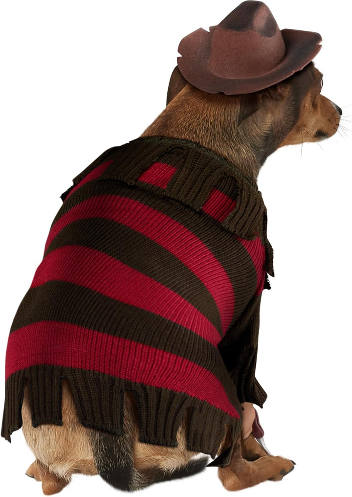 Rubie's Offizielles Haustierkostüm Freddy Krueger, Nightmare – Mörderische Träume, für Hunde, Grösse