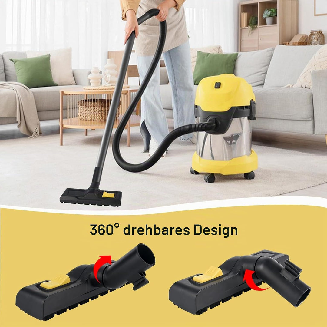 Staubsaugerdüse, 35mm für Kärcher Staubsauger Zubehör, Staubsauger Ersatzteile für Kärcher WD3, WD4,