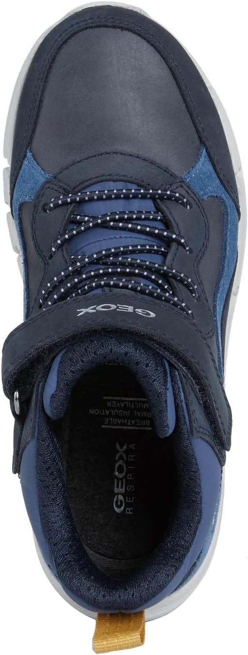 Geox Unisex Kinder J Flexyper Boy B AbxAnkle Boot 29 EU Navy Avio, 29 EU Navy Avio