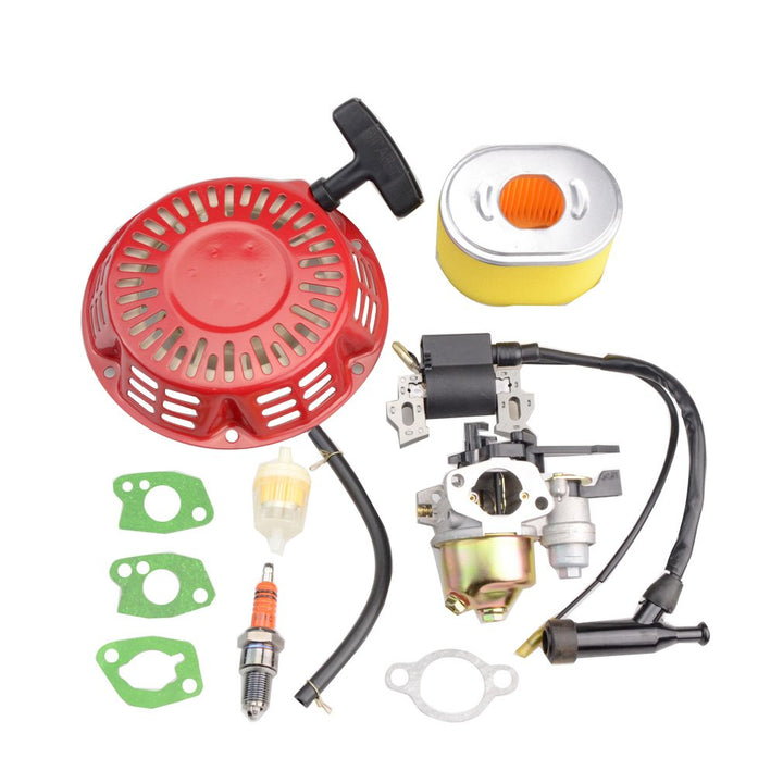 WOOSTAR Vergaser mit Zündspule mit Rückstossstarter Ersatz für GX140 GX160 GX168 GX200 5.5HP 6.5HP M