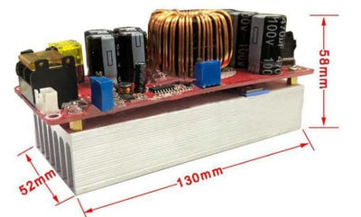 Boost-Modul, AufwäRtswandler, Dc-Zu-Dc-Spannungswandler Dc-Dc 10-60 V Bis 12-97 V 1500 W 30 A Cc Cv-