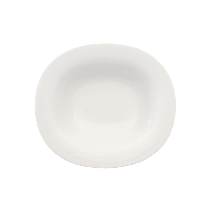 Villeroy und Boch New Cottage Basic ovaler Suppenteller, Premium Porzellan, 24 x 21 cm 24x21cm Moder