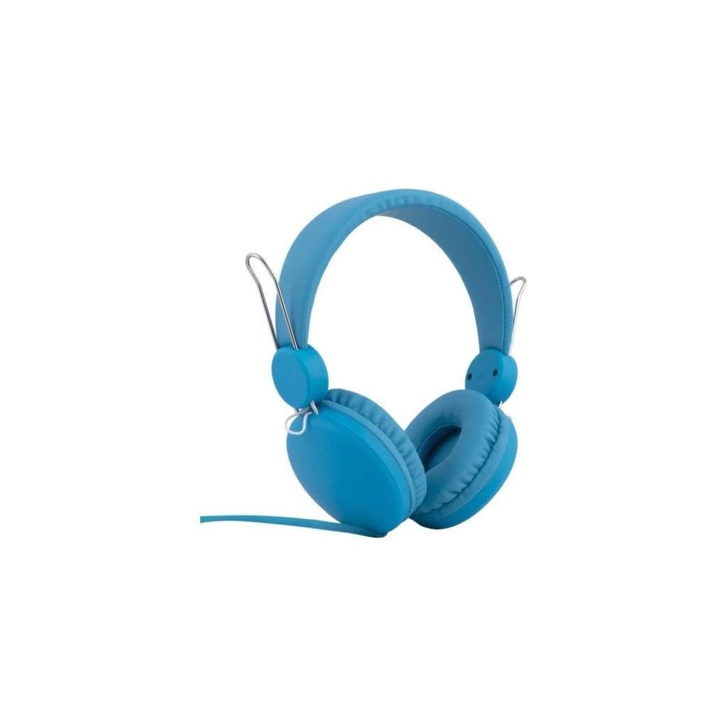 Maxell 303642 Spectrum HP Kopfhörer mit Inline Mikrofon blau