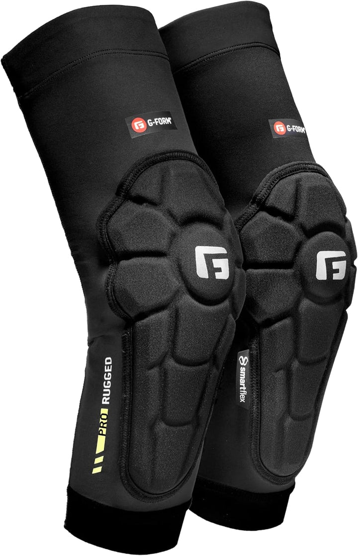 G-Form Pro Rugged Ellbogenschützer, 2 Stück, für Radfahren, BMX, MTB, Downhill, Skateboard M Schwarz