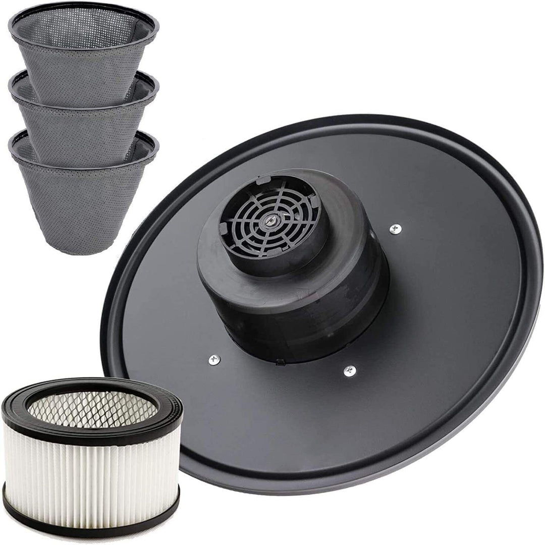 Aschesauger 20L Kaminsauger 1650W + Blasfunktion + DUAL Filter System + 4 Rollen SN121
