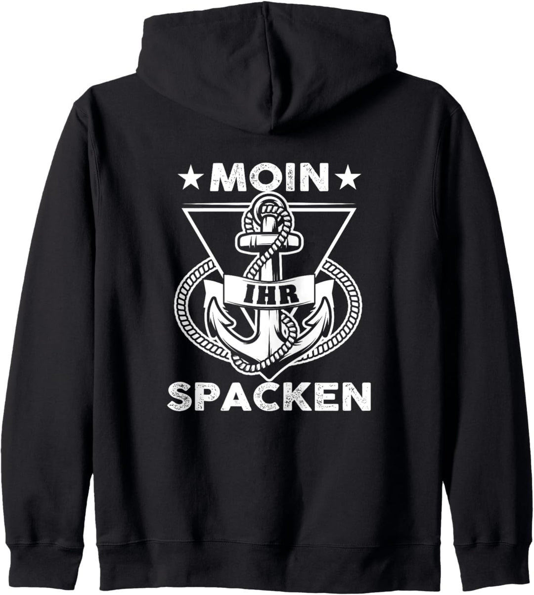 Moin ihr Spacken Seemanns Anker Kapuzenjacke