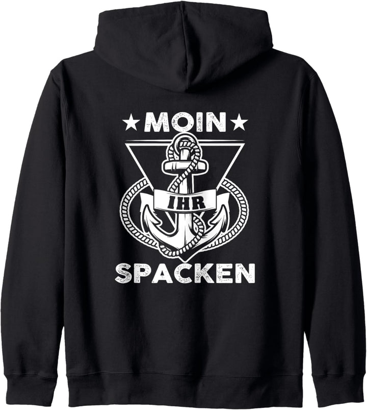 Moin ihr Spacken Seemanns Anker Kapuzenjacke