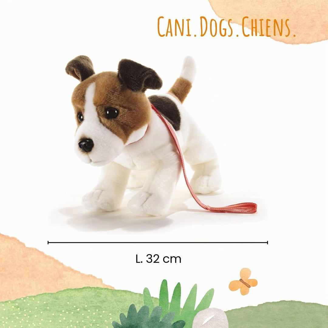 Plüsch & Company 15782 "Hunde Milo JRT mit Leine Plüsch Spielzeug, 32 cm