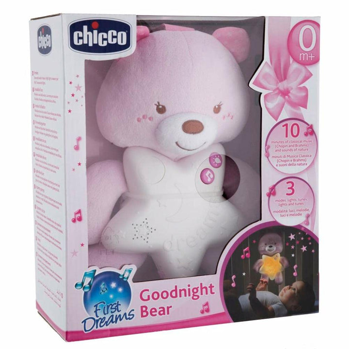 Chicco 00009156100000 Gute Nacht Bärchen, rosa, Rosa