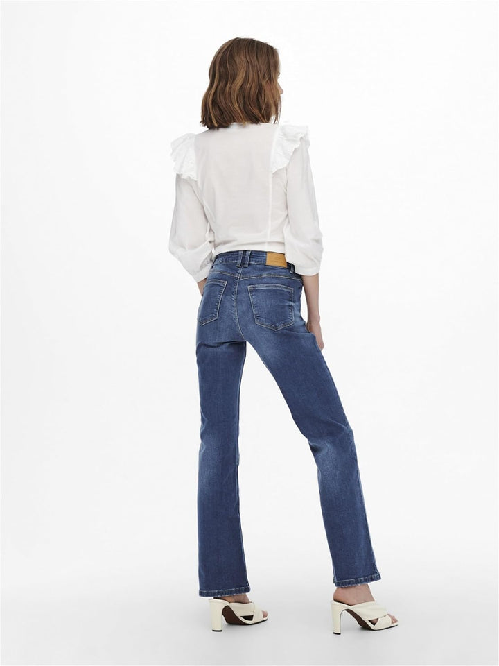 JdY Damen Jeans 25W / 32L Medium Blue Denim, 25W / 32L Medium Blue Denim
