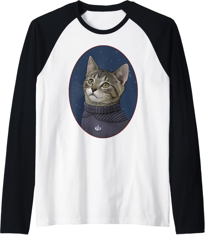 Star Trek: The Next Generation Wesley Crusher Cat Portrait Raglan