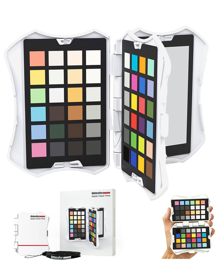 Datacolor Spyder Checkr Photo: für genaue und reproduzierbare Farben. Handliche Farbkarte mit 62 Far
