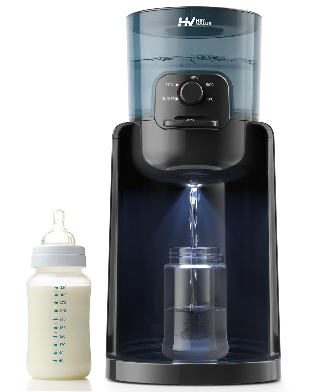 Flaschenzubereiter für Babys,Flaschenwärmer Baby,Instant Warmer,Wasserspender für Sofortige Herstell