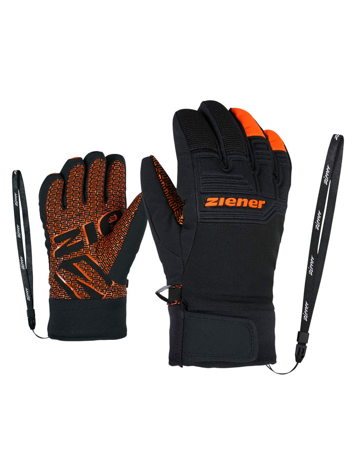 Ziener Kinder Lanus As Ski-Handschuhe/Wintersport | Wasserdicht, Atmungsaktiv, Trendig, Primaloft 3.