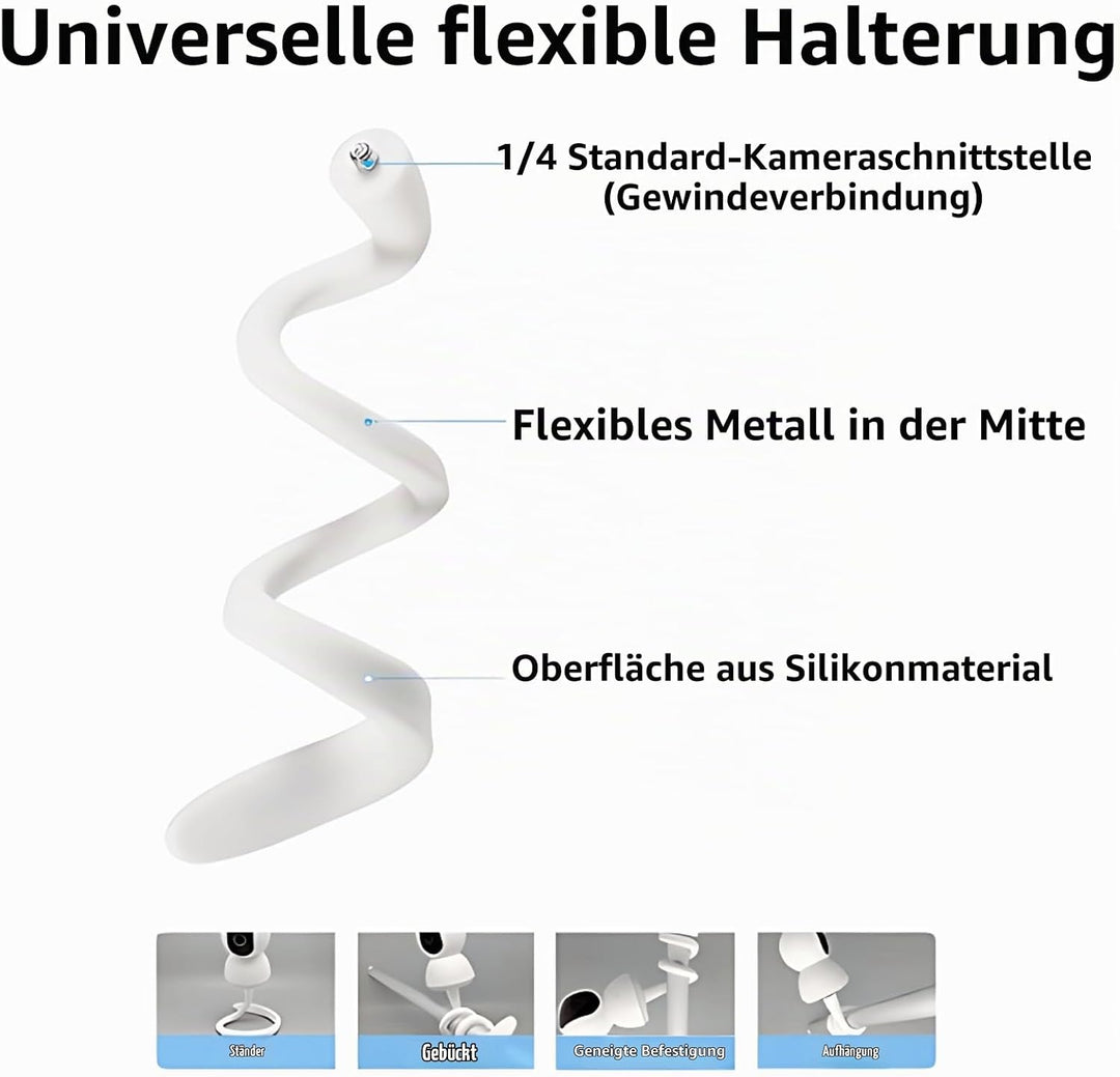 Lonnky Babyphone Halterung, 1/4 Zoll Schraubenkompatibel, Passend für Babystar, Vtech, Nanit, Motoro