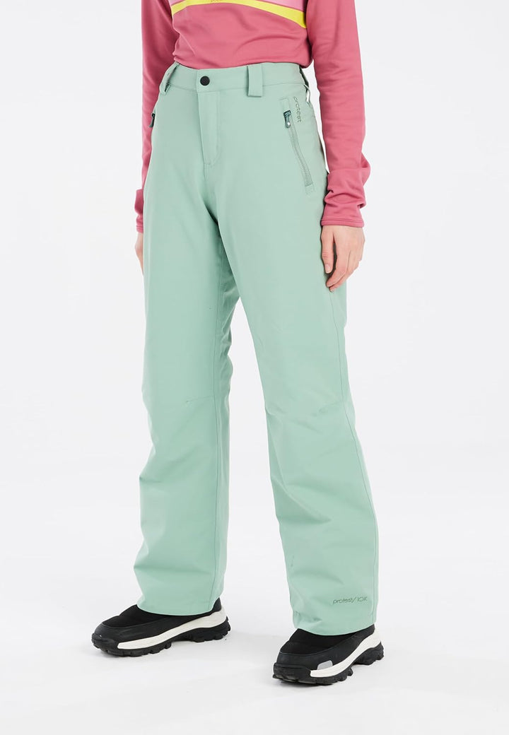 Protest Unisex-Kinder Ski- Und Snowboardhose PRTSTERIO JR 104 Green Baygreen, 104 Green Baygreen