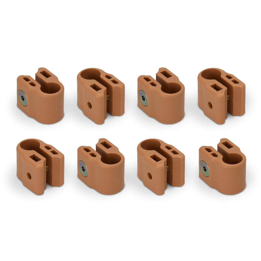 FabiMax 3632 Klemmen für die stufenlose Höhenverstellung des Laufgitterbodens, 8 Stück, beige 5 ml (