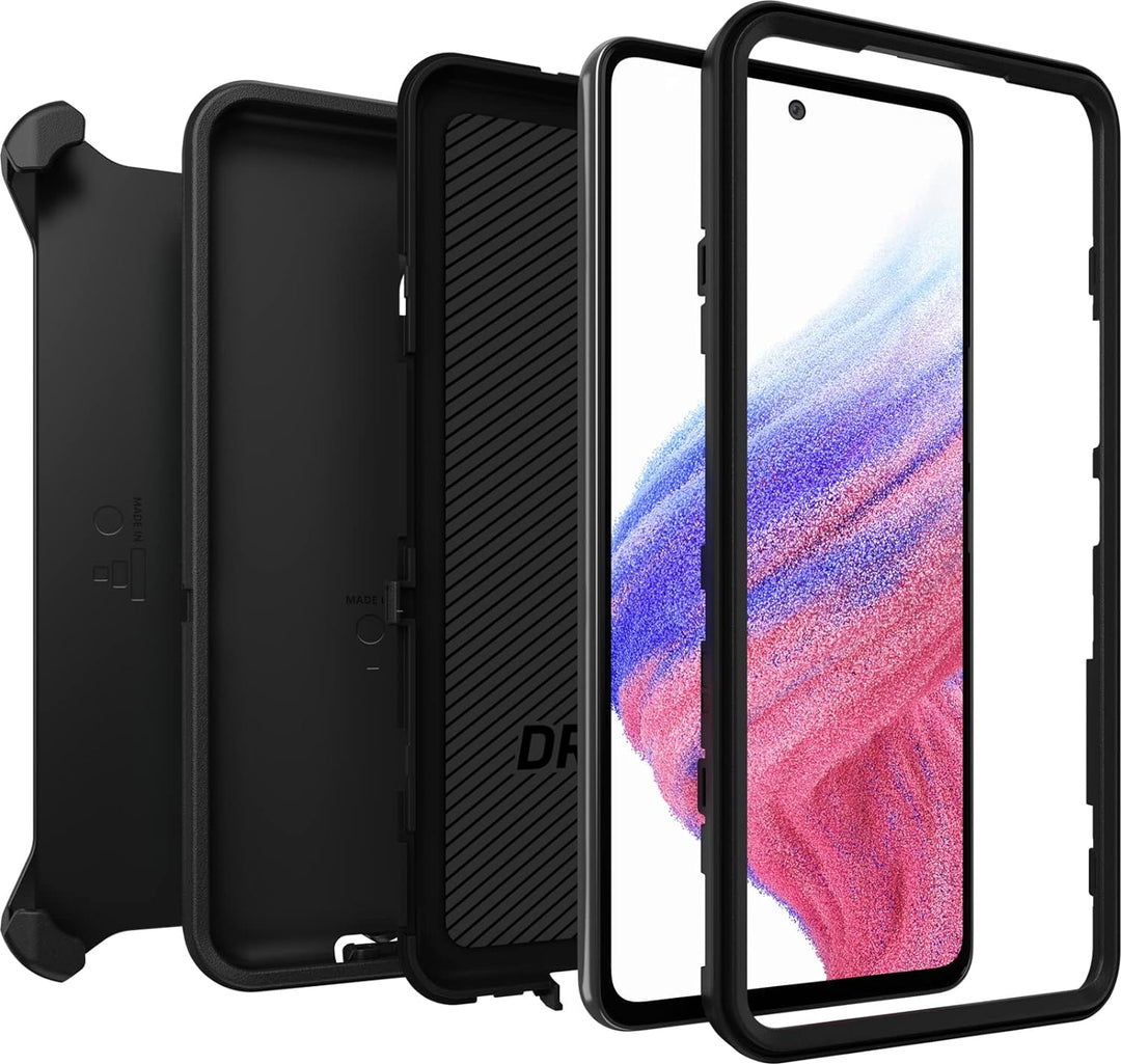 OtterBox Defender Series Schutzhülle für Samsung Galaxy A53 5G, Schwarz, 77-87530, schwarz