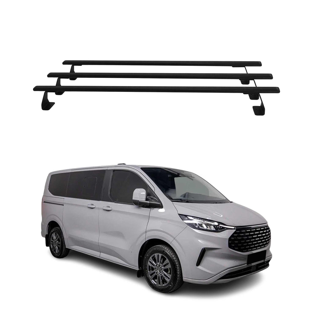 OMAC Heavy Duty Dachträger Querträger kompatibel mit VW Transporter T7 2023-2026 – 3 Stangen – Stahl